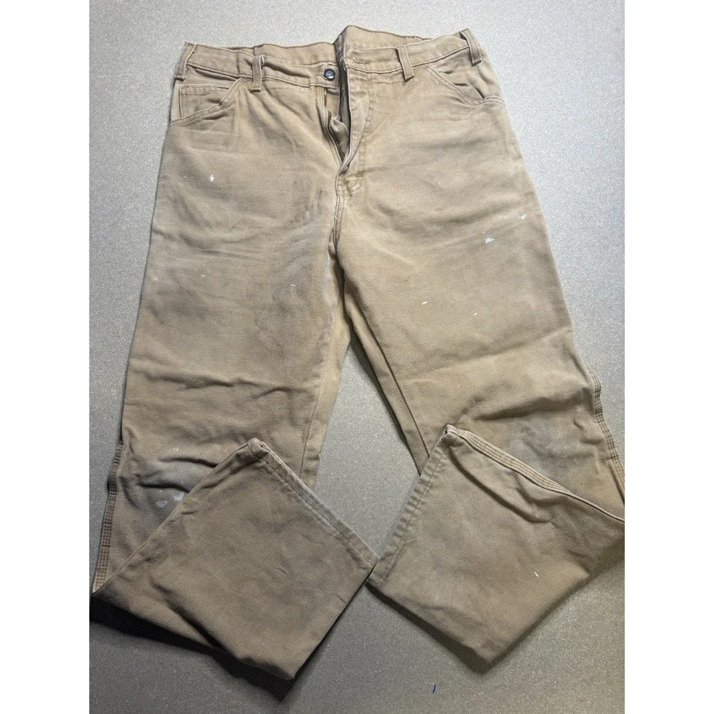 Vintage Dickies Jeans Work Wear Cargo Carpenter Pants Size 34x30 Faded‎